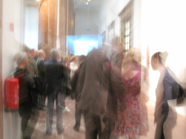 Bei der Eröffnung der Ausstellung von Ai Weiwei