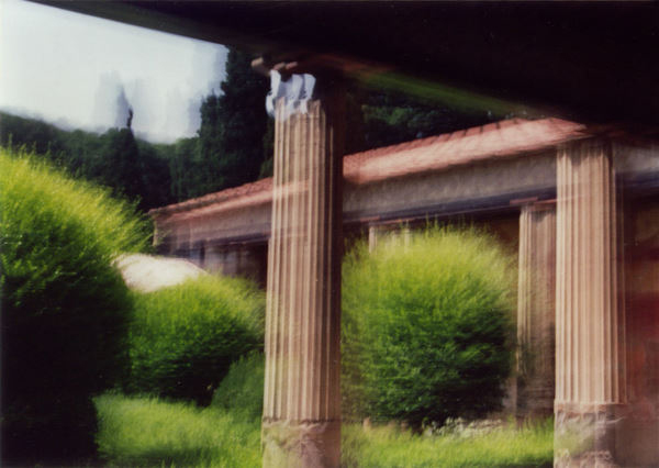Atrium einer gut erhaltenen römischen Villa